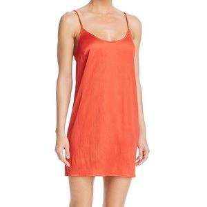 FRENCH CONNECTION AVÍA CRINKLE SLIP MINI SLEEVELESS DRESS Small